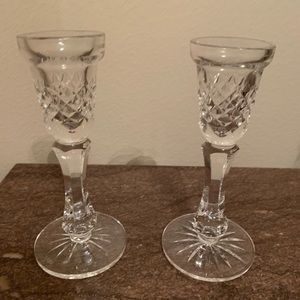 Cavan Irish Crystal Candle Sticks Pair